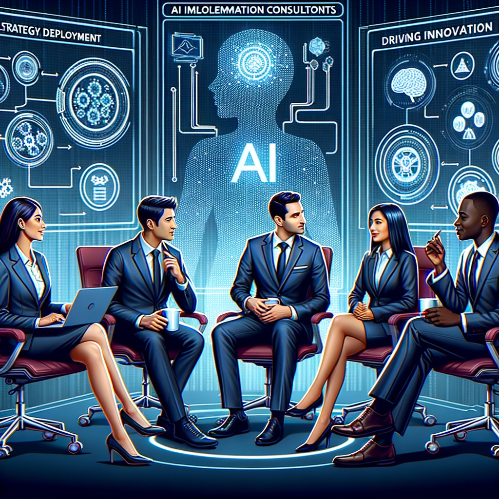 Discover how AI implementation consultants guide businesses through AI adoption, from strategy to deployment, driving innovation and competitive advantage.