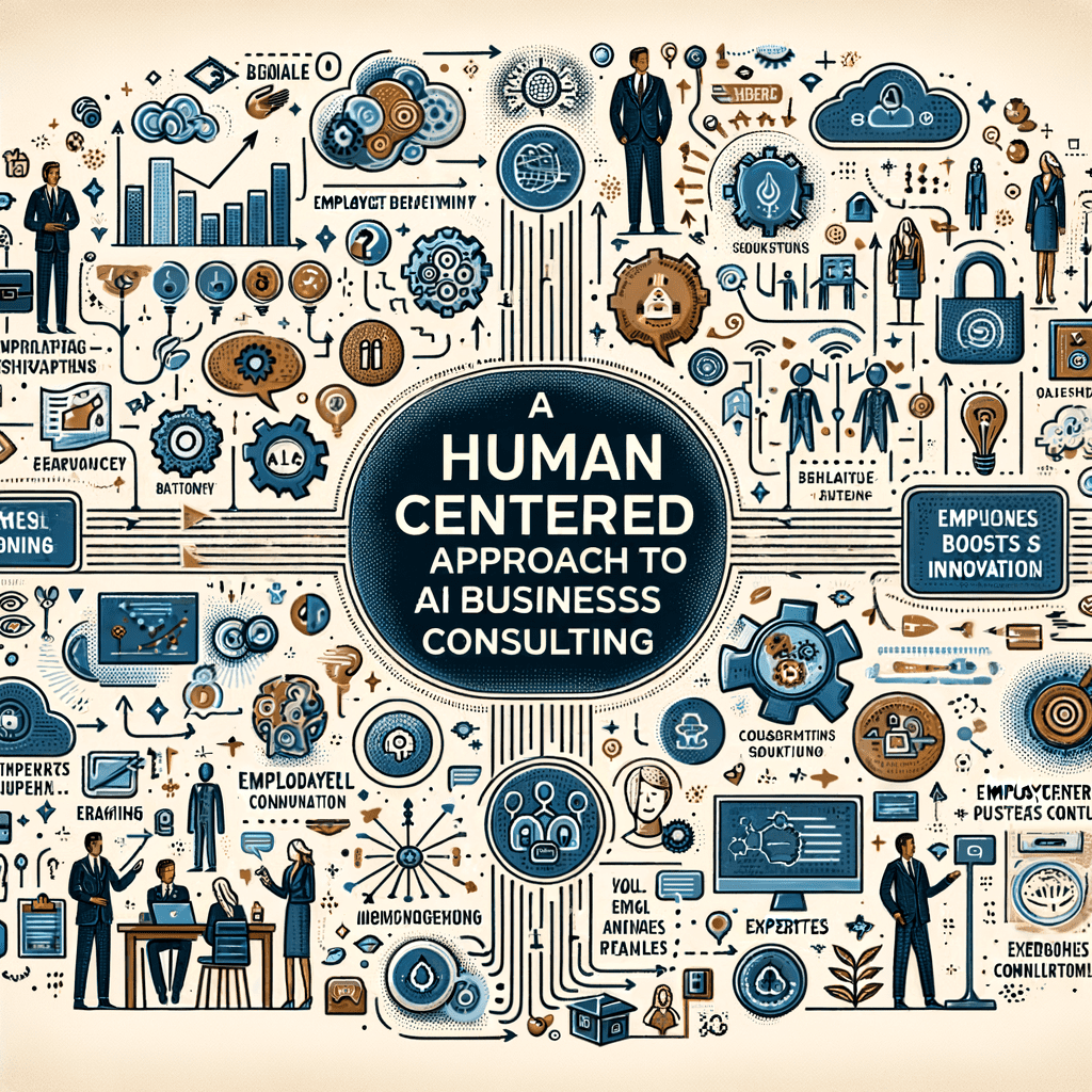 Explore the world of AI business consulting with a human-centered approach. Learn how it can boost productivity, enhance employee well-being, and drive innovation in your business. Discover key strategies, FAQs, and expert insights to make AI work for your small or medium-sized organization.