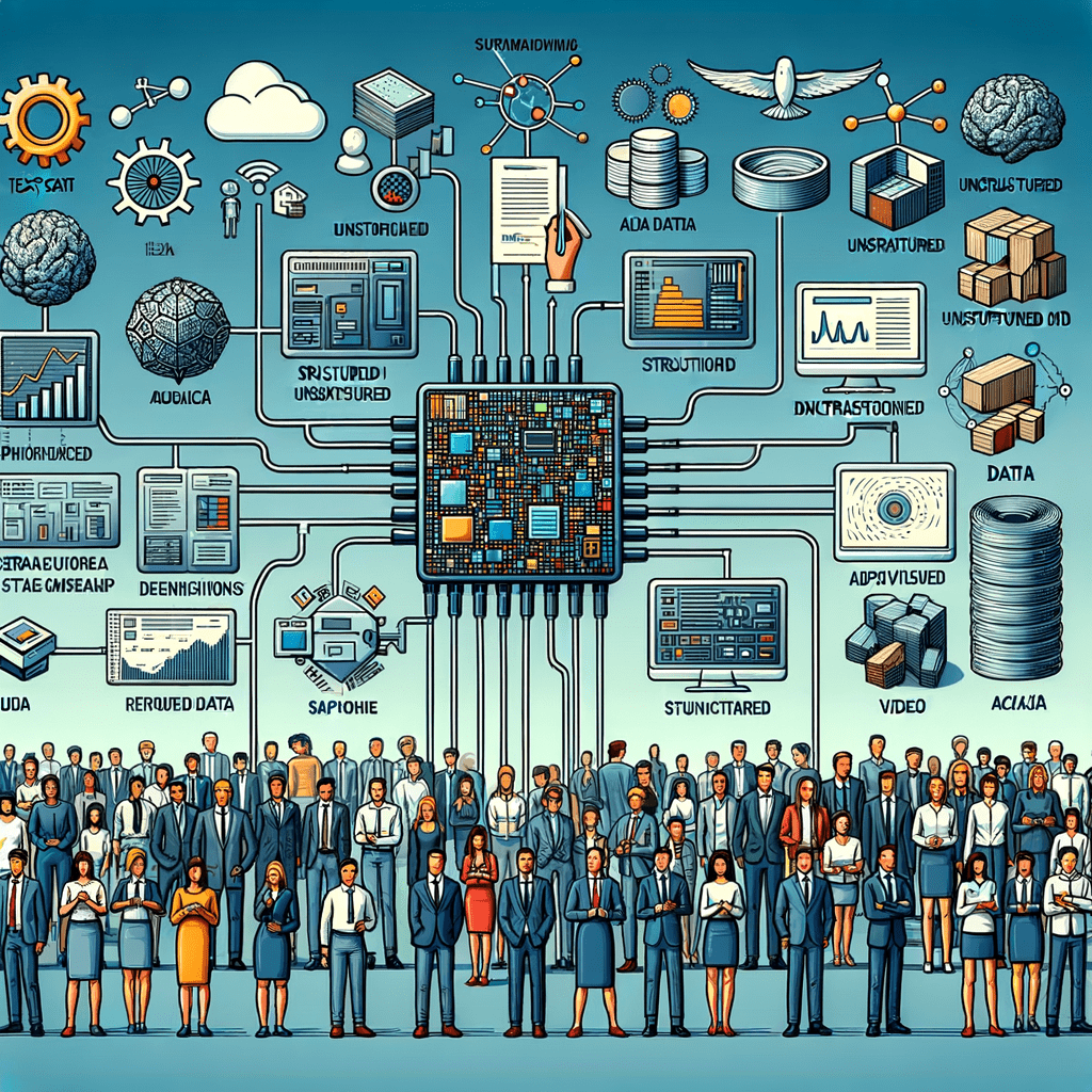 Explore the diverse data types that power generative AI models, from text and images to audio and video. This guide breaks down structured and unstructured data, their applications, and the future of data in AI. Learn how businesses use data for better AI in 2024!