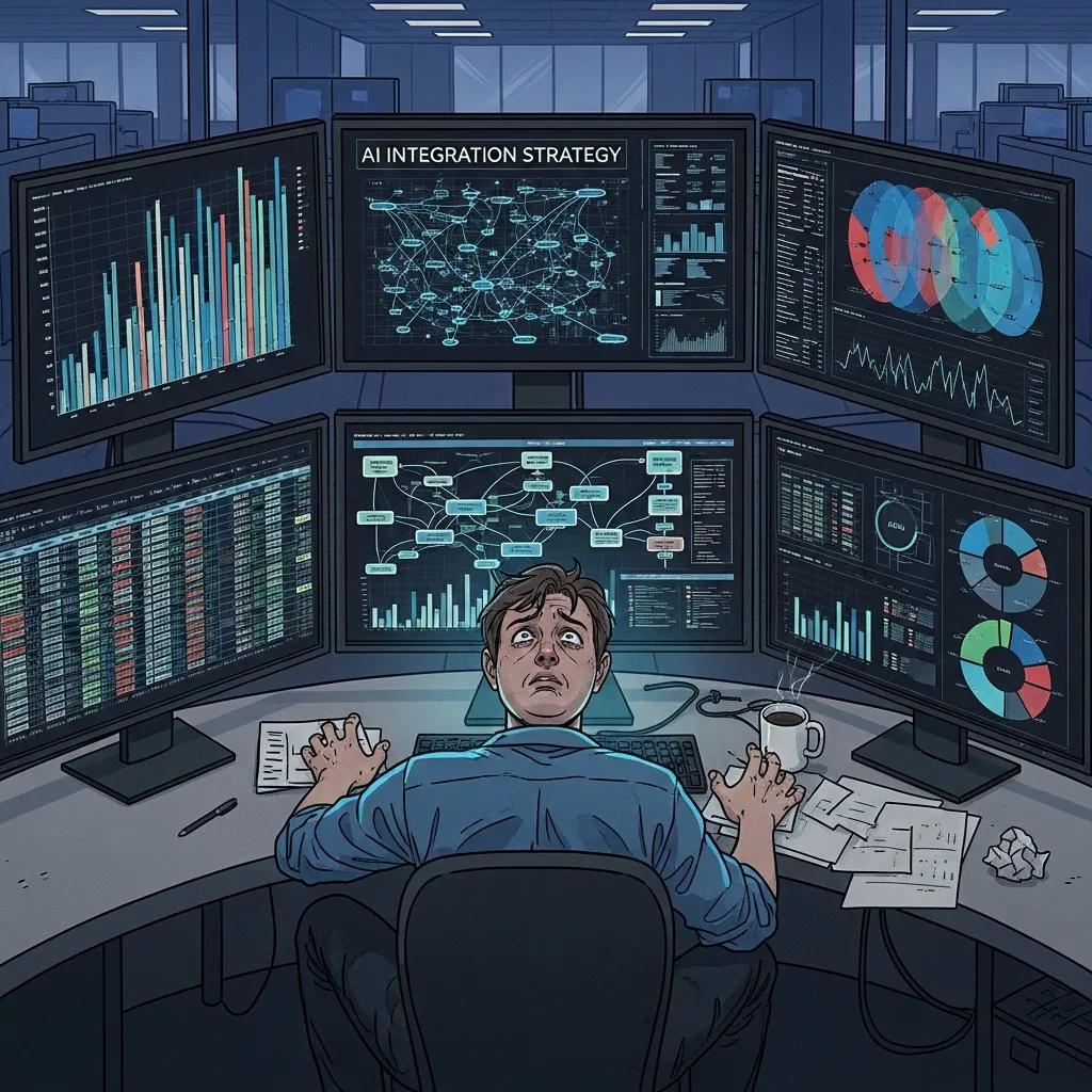 Accelerate AI Success: Rapid Implementation in 10 Days 2 Executives reviewing the 10-day AI Opportunity Blueprint in a strategic meeting