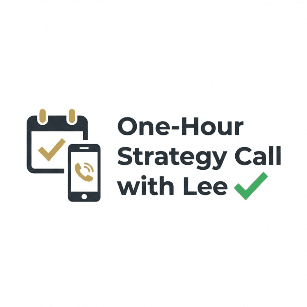 One hour strategy call with Lee