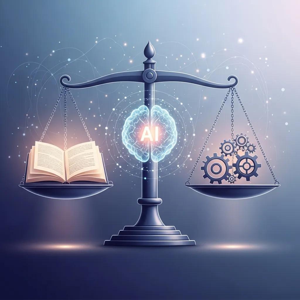 Visual representation of core principles of responsible AI strategy