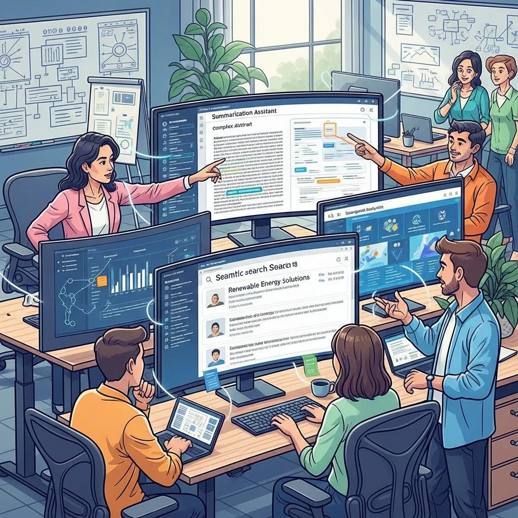 AI tools for enhancing communication and information flow in teamwork