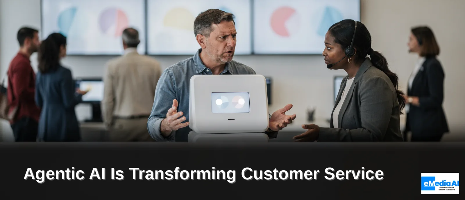 Today's customers expect instant, personalized resolutions instead of scripted chatbot responses.; Traditional chatbots have