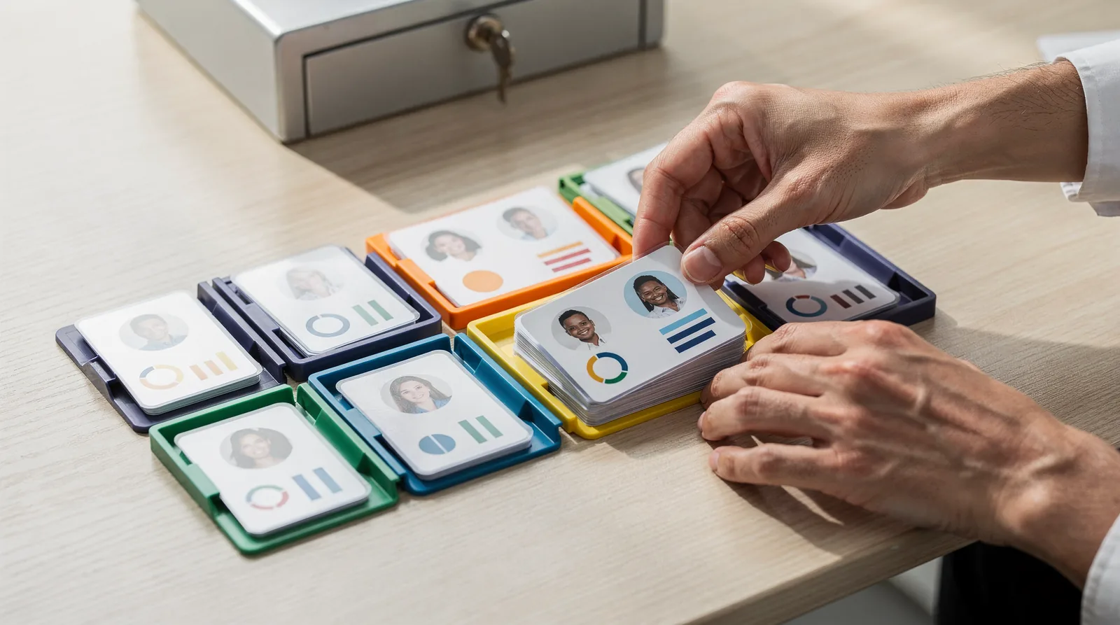 Permissions layer separating marketing and finance data inside an internal CRM